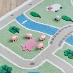 Day At The Farm Rug, 180 X 120 (cm) -Great Little Trading Co l4906lar 7