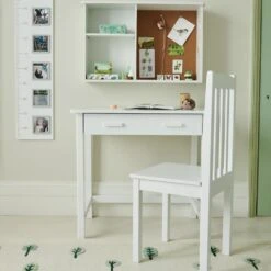 Apollo Wooden Desk With Drawers, White 12 Apollo Wooden Desk With Drawers, White -Great Little Trading Co l4954 5