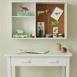 Apollo Wooden Desk With Drawers, White 14 Apollo Wooden Desk With Drawers, White -Great Little Trading Co l4954 6