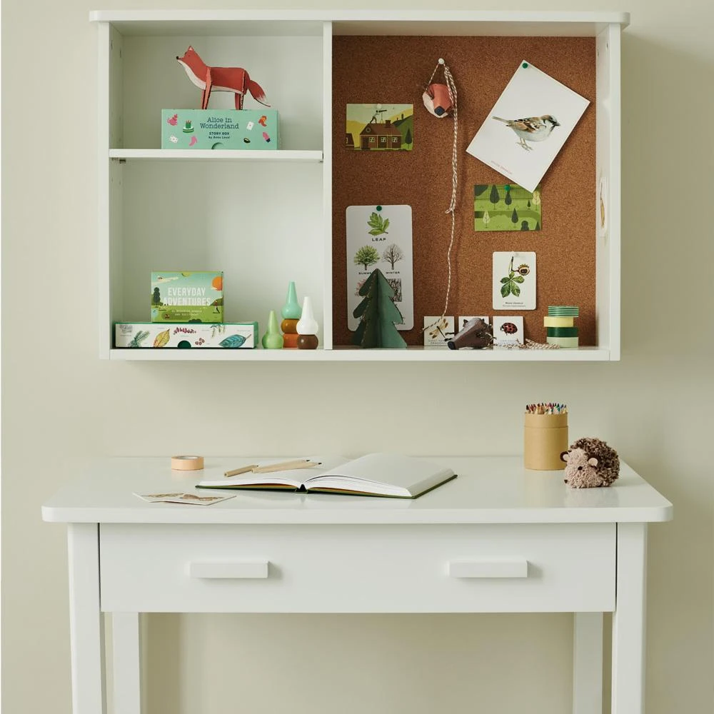 Apollo Wooden Desk With Drawers, White 7 Apollo Wooden Desk With Drawers, White - Image 5