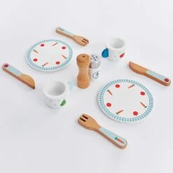 Wooden Toy Dinner Set