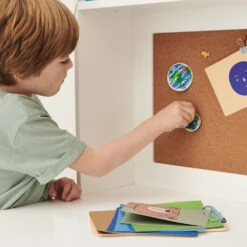 Tall Whittington Wooden Desk With Shelves, White -Great Little Trading Co l4982 8