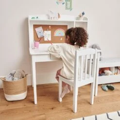 Junior Whittington Wooden Desk Chair, White -Great Little Trading Co l4983 1