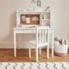 Junior Whittington Wooden Desk Chair, White 2 Junior Whittington Wooden Desk Chair, White -Great Little Trading Co l4983 4
