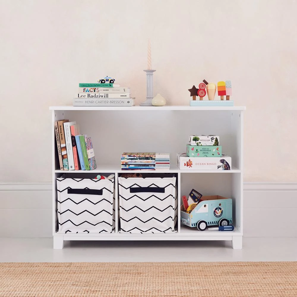 Blake Storage Shelf Unit, White 5 Blake Storage Shelf Unit, White - Image 3