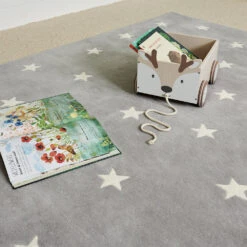 Grey Stardust Rug, 200 X 140 (cm) 10 Grey Stardust Rug, 200 X 140 (cm) -Great Little Trading Co l5028xlg 4