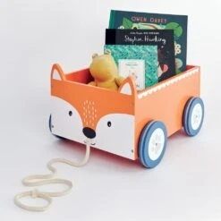 Animal Book Cart, Fox -Great Little Trading Co l5041 20