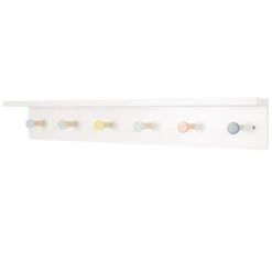 Wooden Peg Rail & Shelf, Colour Pop -Great Little Trading Co l5115 20