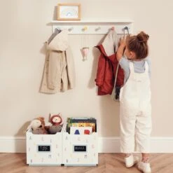 Wooden Peg Rail & Shelf, Colour Pop -Great Little Trading Co l5115 4