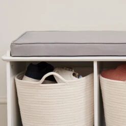 Washable Bench Cushion, Grey