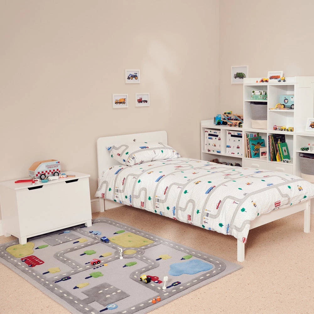 Slide & Store Big Wooden Toy Box, White 8 Slide & Store Big Wooden Toy Box, White - Image 6