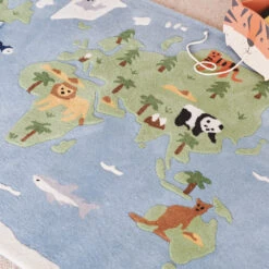 Around The World Rug, 180 X 120 (cm) -Great Little Trading Co l5144lar 4