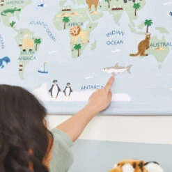 Wall Hanging, Around The World 10 Wall Hanging, Around The World -Great Little Trading Co l5160 4