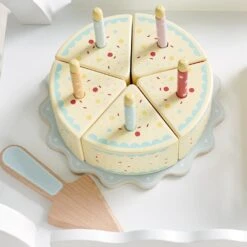 Wooden Rainbow Birthday Cake 9 Wooden Rainbow Birthday Cake -Great Little Trading Co l5170 2