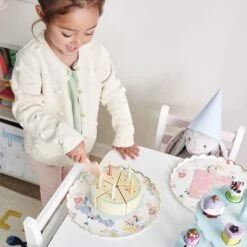 Wooden Rainbow Birthday Cake 7 Wooden Rainbow Birthday Cake -Great Little Trading Co l5170 3