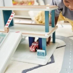 Wooden Toy Garage With Track 17 Wooden Toy Garage With Track -Great Little Trading Co l5171 9