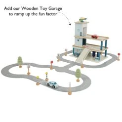 Wooden Road Track With Accessories 13 Wooden Road Track With Accessories -Great Little Trading Co l5175 4