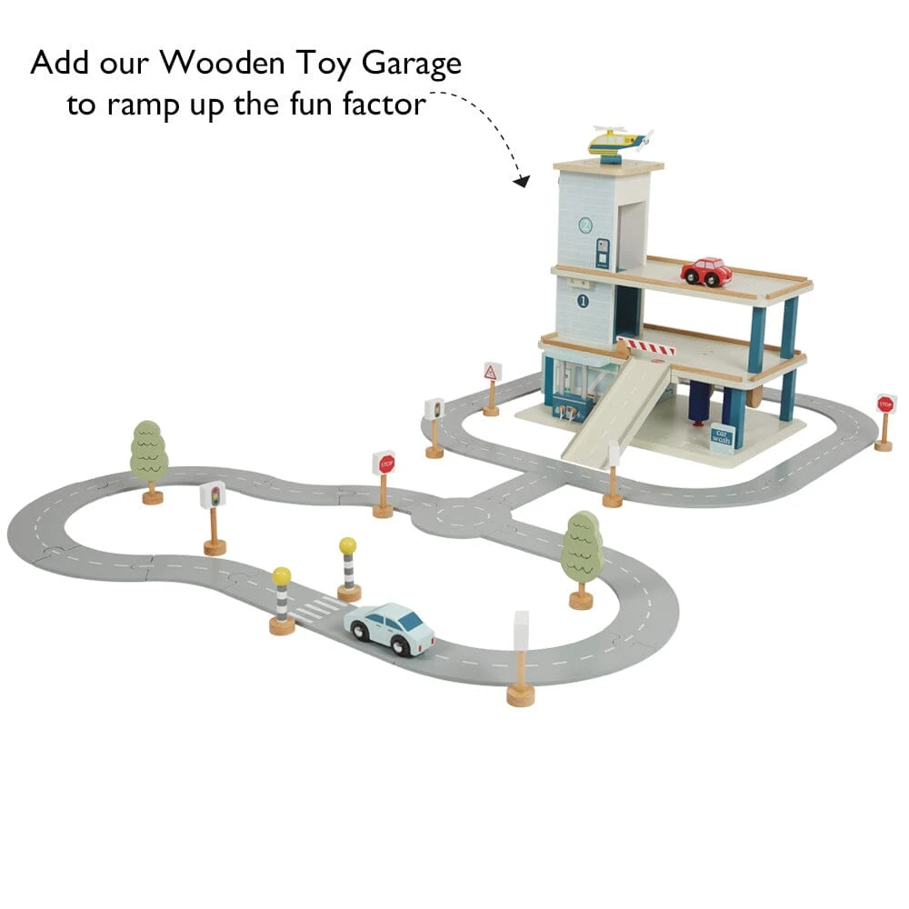 Wooden Road Track With Accessories 8 Wooden Road Track With Accessories - Image 6