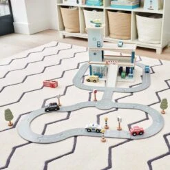 Wooden Road Track With Accessories 10 Wooden Road Track With Accessories -Great Little Trading Co l5175 5