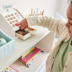 Wooden Till, Shell Pink -Great Little Trading Co l5178 4