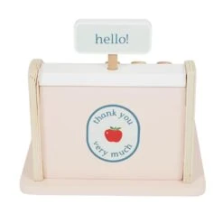 Wooden Till, Shell Pink -Great Little Trading Co l5178 5