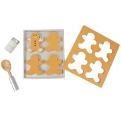 Wooden Gingerbread Toy Baking Set -Great Little Trading Co l5188 11