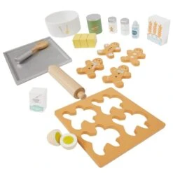 Wooden Gingerbread Toy Baking Set -Great Little Trading Co l5188 20
