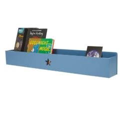 Star Book Ledge Wall Shelf, Galaxy Blue 11 Star Book Ledge Wall Shelf, Galaxy Blue -Great Little Trading Co l5206 20