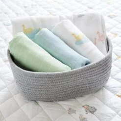 Cotton Muslin Cloths Set Of 4, Day At The Farm -Great Little Trading Co l5218 2