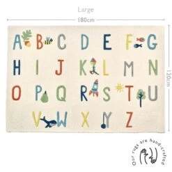 Alphabet Rug, 180 X 120 (cm) 11 Alphabet Rug, 180 X 120 (cm) -Great Little Trading Co l5221lar 3