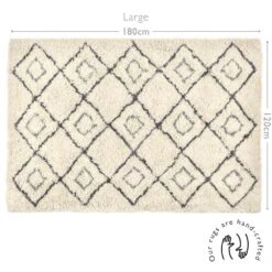 Sketch Berber Rug, 180 X 120 (cm) 16 Sketch Berber Rug, 180 X 120 (cm) -Great Little Trading Co l5228lar 3