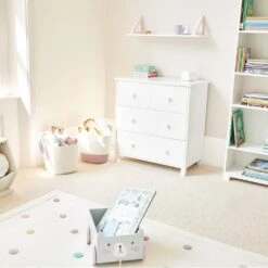 Lulworth Chest Of Drawers, White 13 Lulworth Chest Of Drawers, White -Great Little Trading Co l5237 5