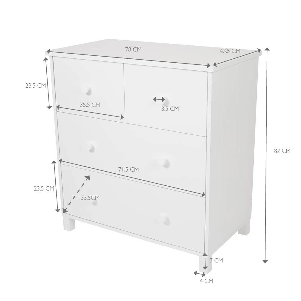 Lulworth Chest Of Drawers, White 8 Lulworth Chest Of Drawers, White - Image 6