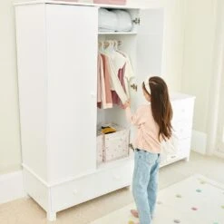 Lulworth Wardrobe, White -Great Little Trading Co l5239 4