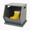 Single Stacking Storage Trunk, Charcoal 1 Single Stacking Storage Trunk, Charcoal -Great Little Trading Co l5242 1