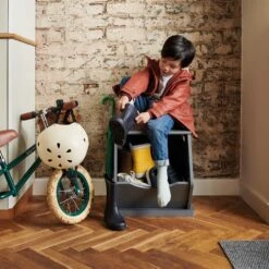 Single Stacking Storage Trunk, Charcoal 10 Single Stacking Storage Trunk, Charcoal -Great Little Trading Co l5242 4