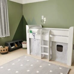 Triple Stacking Wooden Toy Storage Trunk, Charcoal -Great Little Trading Co l5244 6