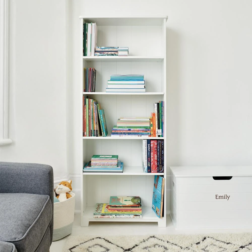 Crompton Tall Bookcase In White 6 Crompton Tall Bookcase In White - Image 4