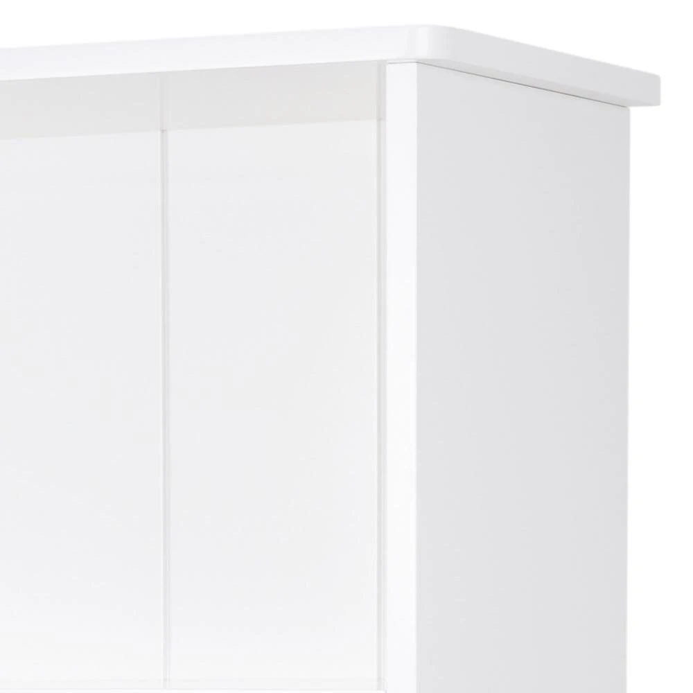 Crompton Tall Bookcase In White 8 Crompton Tall Bookcase In White - Image 6