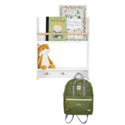 Floating Display Wall Shelf With Pegs -Great Little Trading Co l5268 20