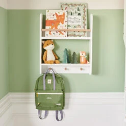 Floating Display Wall Shelf With Pegs -Great Little Trading Co l5268 5