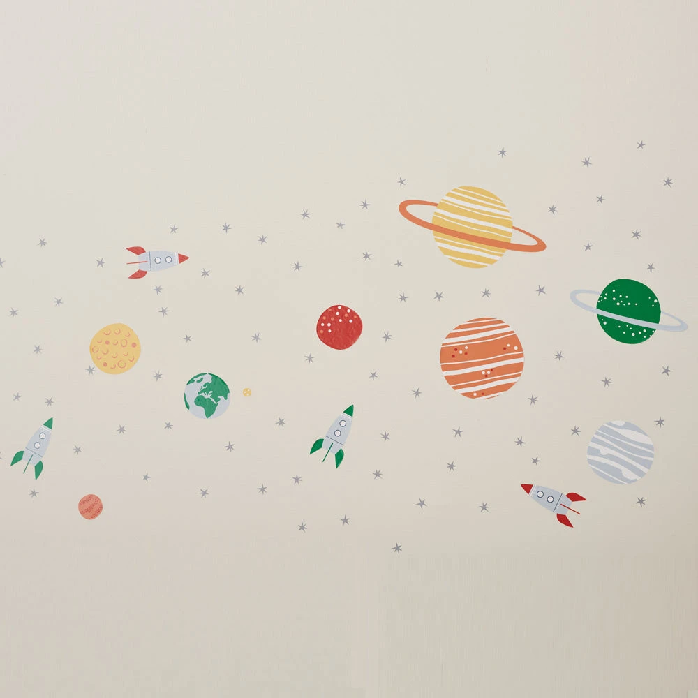 Children's Wall Stickers, Space Explorer 5 Children's Wall Stickers, Space Explorer - Image 3