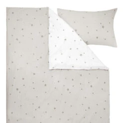 Grey Scattered Stars Bedding Set, Single 14 Grey Scattered Stars Bedding Set, Single -Great Little Trading Co l5272 4