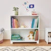 Crompton Low Bookcase In White -Great Little Trading Co l5290 2