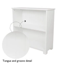 Crompton Low Bookcase In White 11 Crompton Low Bookcase In White -Great Little Trading Co l5290 3