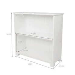 Crompton Low Bookcase In White 12 Crompton Low Bookcase In White -Great Little Trading Co l5290 8