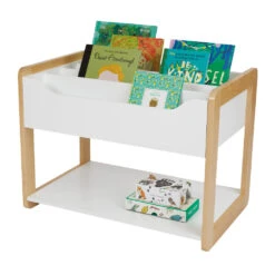Beanstalk Toddler Front-Facing Bookcase In White 13 Beanstalk Toddler Front-Facing Bookcase In White -Great Little Trading Co l5292 20