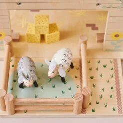 Play & Store Wooden Toy Farm Set 9 Play & Store Wooden Toy Farm Set -Great Little Trading Co l5299 4