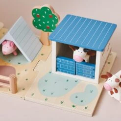Play & Store Wooden Toy Farm Set 11 Play & Store Wooden Toy Farm Set -Great Little Trading Co l5299 6
