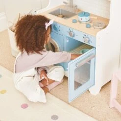 Coffee Bean Wooden Toy Kitchen -Great Little Trading Co l5304 4